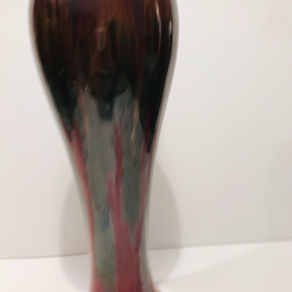 Vintage Chinese Red Glazed Art Vase 18” Tall - Picture 2 of 15